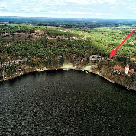 Zolty Domek Nad Jeziorem Lubniewice Exteriör bild