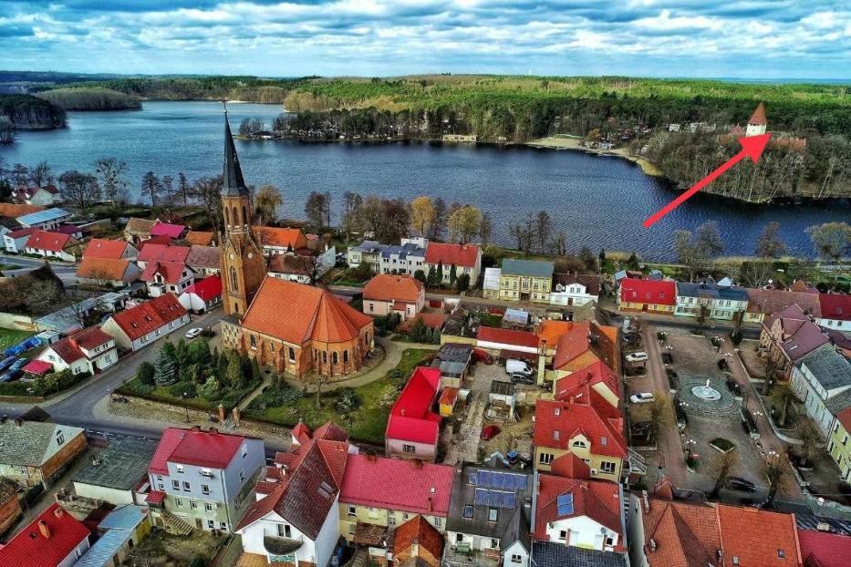 Zolty Domek Nad Jeziorem Lubniewice Exteriör bild