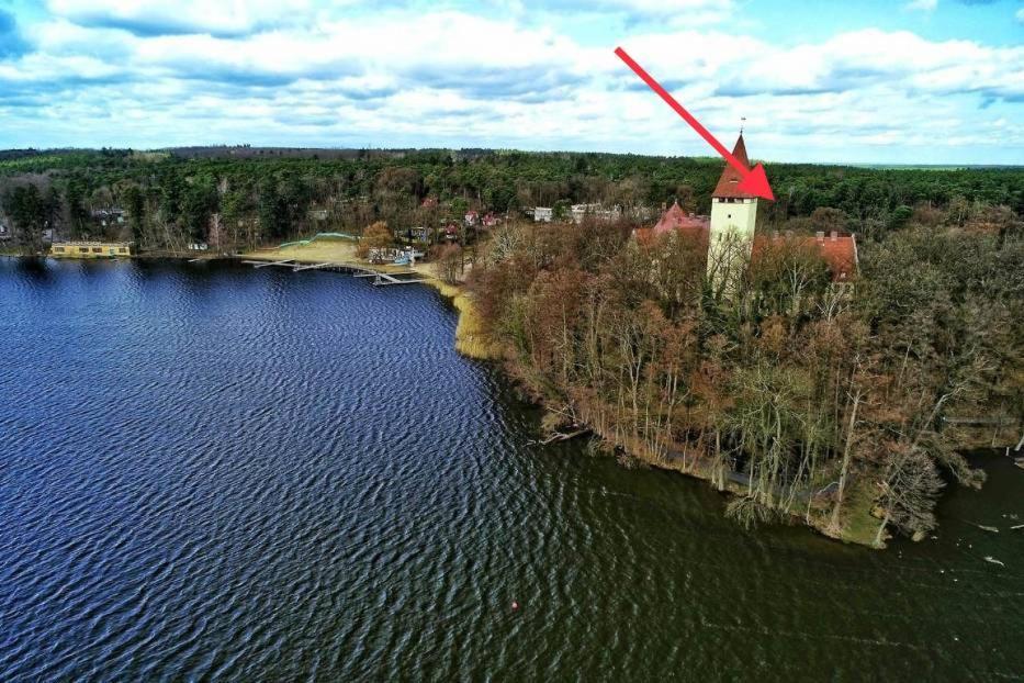 Zolty Domek Nad Jeziorem Lubniewice Exteriör bild